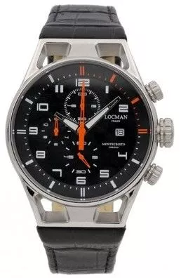Pánské hodinky Locman Montecristo Chronograph 0542A01S-00BKORPK 0542A01S-00BKORPK