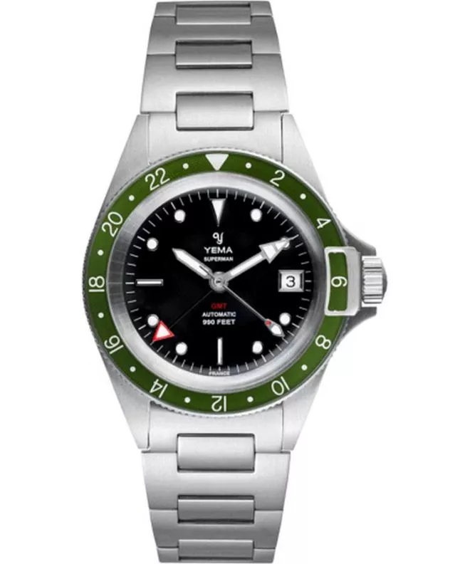 Pánské hodinky Yema Superman GMT YSUPGMT2020B39-AMS YSUPGMT2020B39-AMS