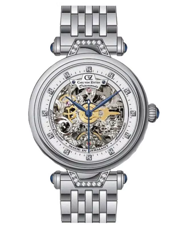 Dámské hodinky Carl von Zeyten Simonswald Skeleton CVZ0070WHMB CVZ0070WHMB