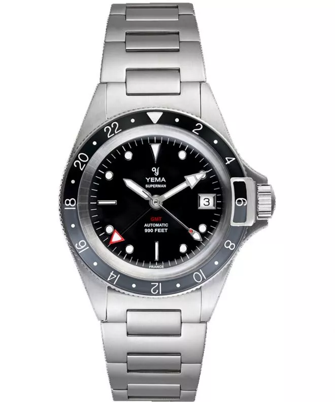 Pánské hodinky Yema Superman GMT YSUPGMT2020C39-AMS YSUPGMT2020C39-AMS