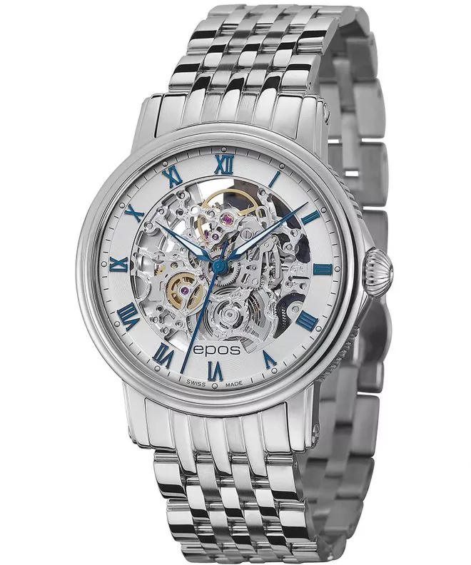Pánské hodinky Epos Emotion Skeleton Automatic 3390.155.20.20.30 3390.155.20.20.30