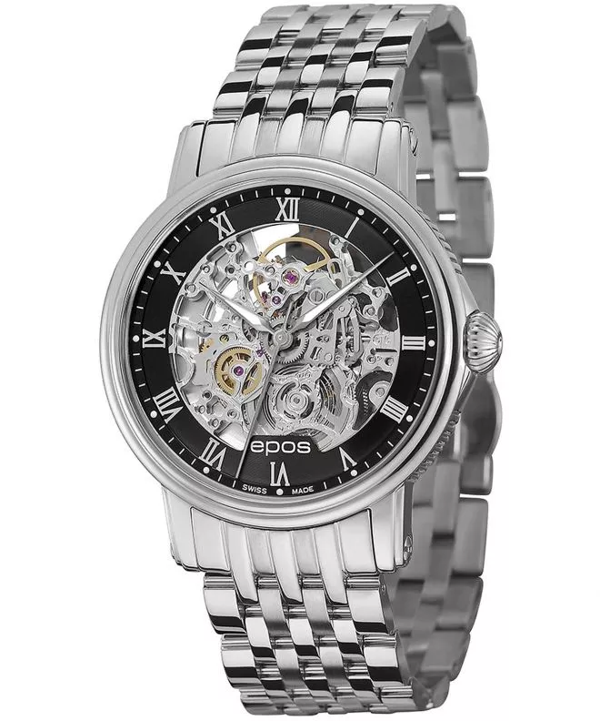 Pánské hodinky Epos Emotion Skeleton Automatic 3390.155.20.25.30 3390.155.20.25.30