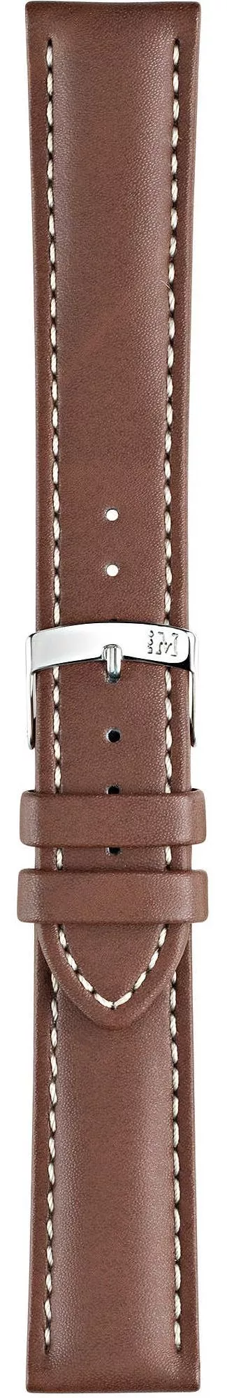 Řemínek Morellato Green Castagno Grana Calf Brown 20 mm A01U3687934034CR20