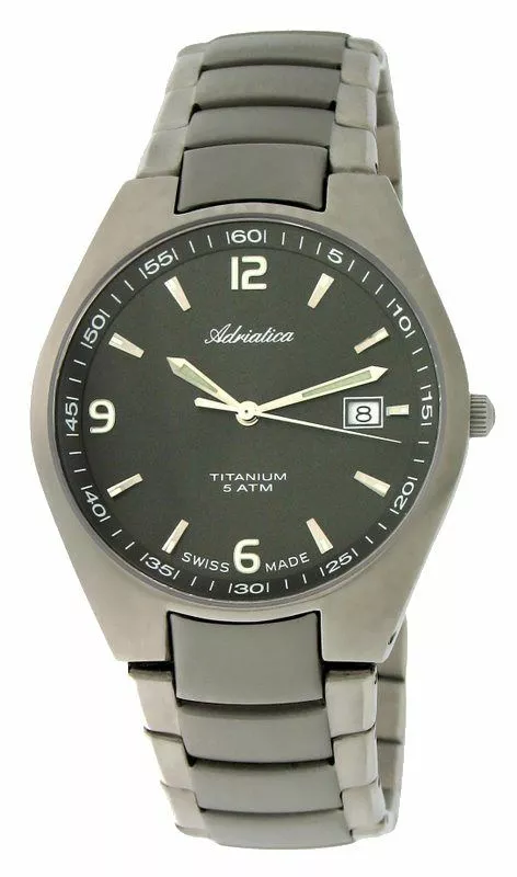 Pánské hodinky Adriatica Classic Titanium A1069.4154Q A1069.4154Q