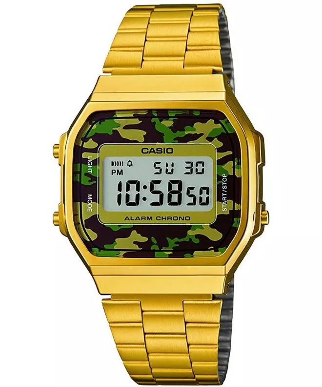 Pánské hodinky Casio Vintage Camouflage A168WEGC-3EF A168WEGC-3EF