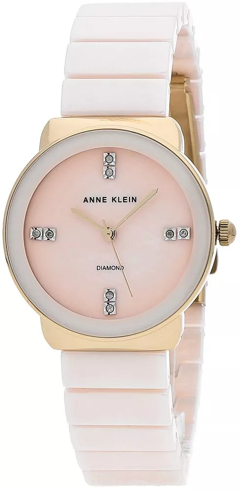 Dámské hodinky Anne Klein Diamond-accented AK-2714LPGB AK-2714LPGB