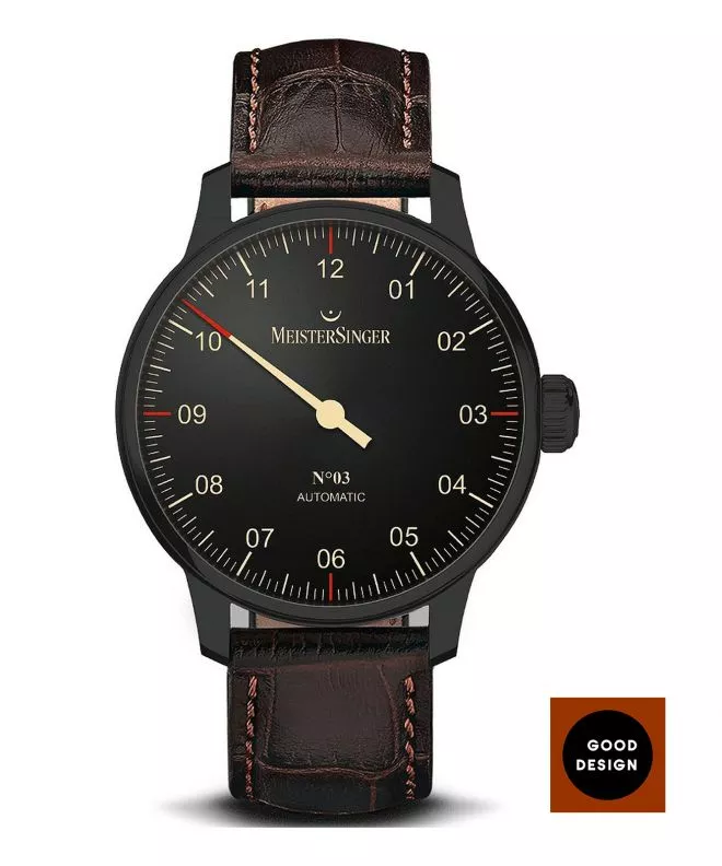 Pánské hodinky Meistersinger N°03 Automatic AM902BL_SG02 AM902BL_SG02