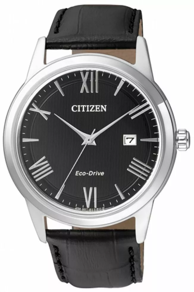 Hodinky pánské Citizen Eco-Drive Leather AW1231-07E