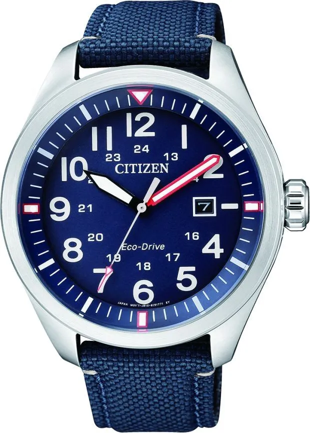 Hodinky pánské Citizen Military Eco-Drive AW5000-16L