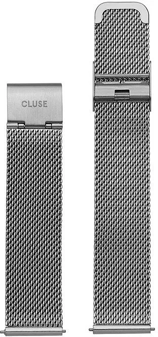 Řemínek Cluse Minuit Mesh Silver 16 mm CS1401101028 (CLS345)