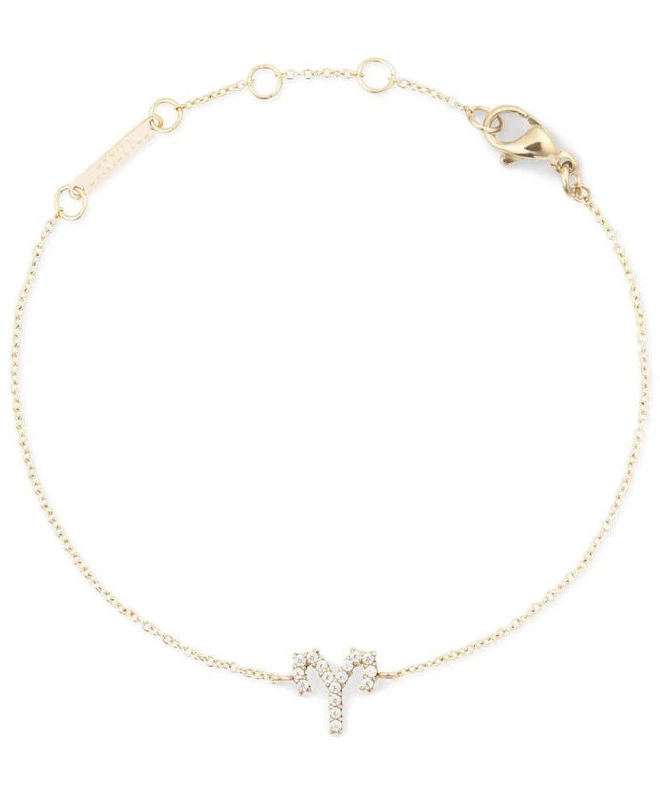 Náramek Daniel Wellington Crystal Zodiac Chain Gold Aries DW00400907