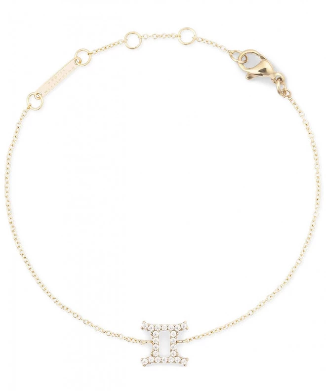 Náramek Daniel Wellington Crystal Zodiac Chain Gold Gemini DW00400909