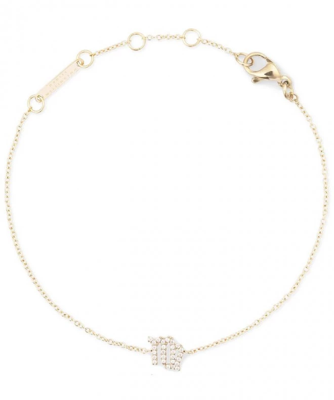 Náramek Daniel Wellington Crystal Zodiac Chain Gold Virgo DW00400912