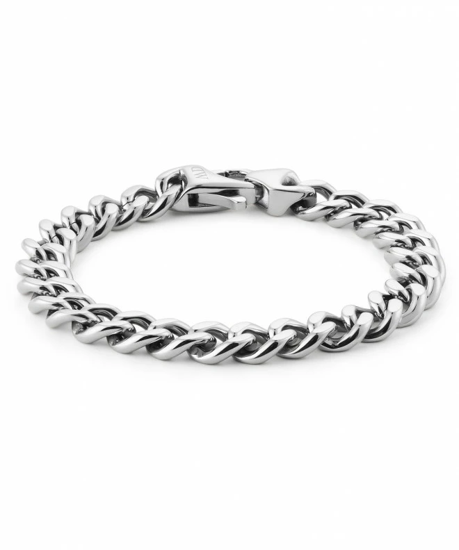 Náramek Daniel Wellington Ellipse Cuban Chain Silver DW00401666