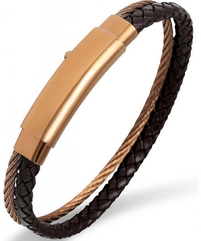 Pánský náramek Pierre Ricaud Rose-Gold PR637.RBRL