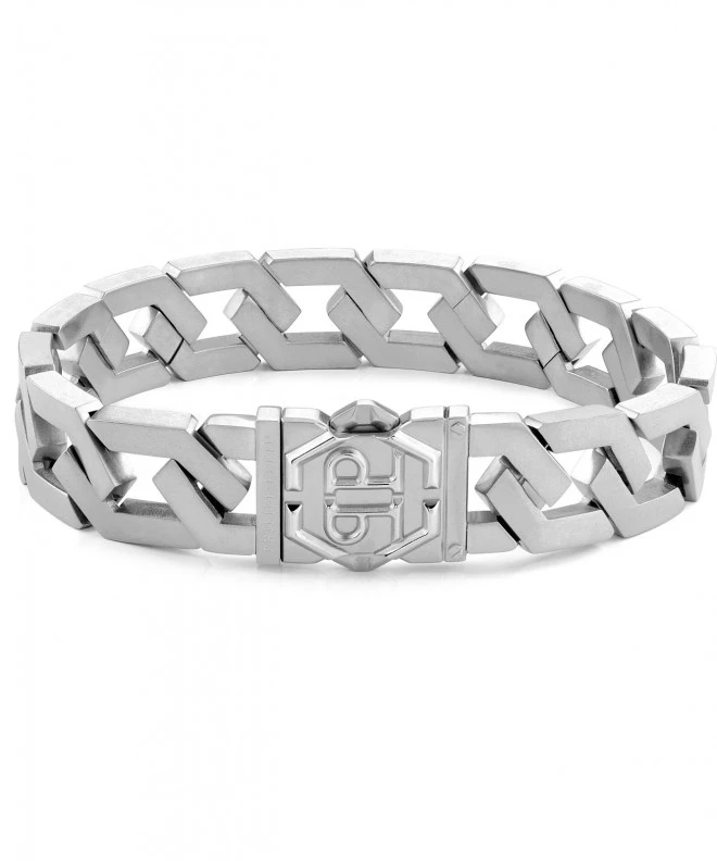 Náramek PHILIPP PLEIN Hexagon Tactical Buckle PJVEA02BL
