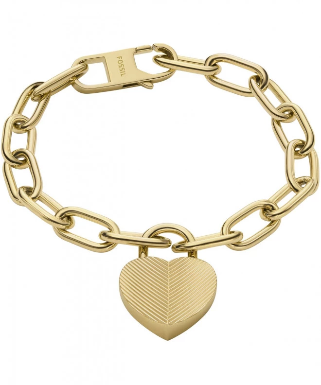 Náramek Fossil Harlow Linear Texture Heart JF04658710