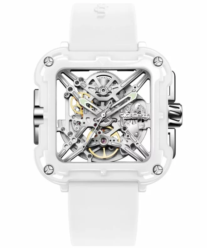 Hodinky Ciga Design X Series Ceramic Skeleton X012-WS02-W5WH
