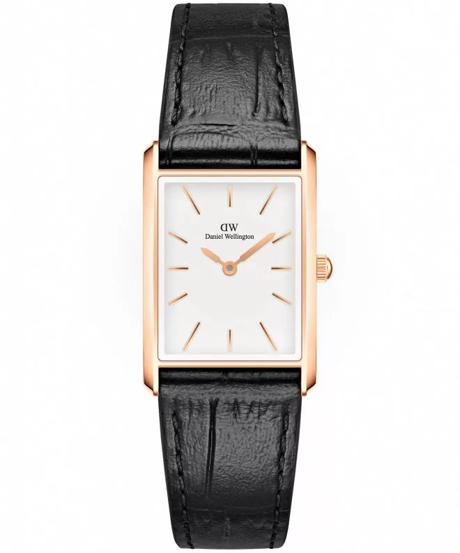 Hodinky Daniel Wellington Bound Black Crocodile Rose Gold 20 DW00100693