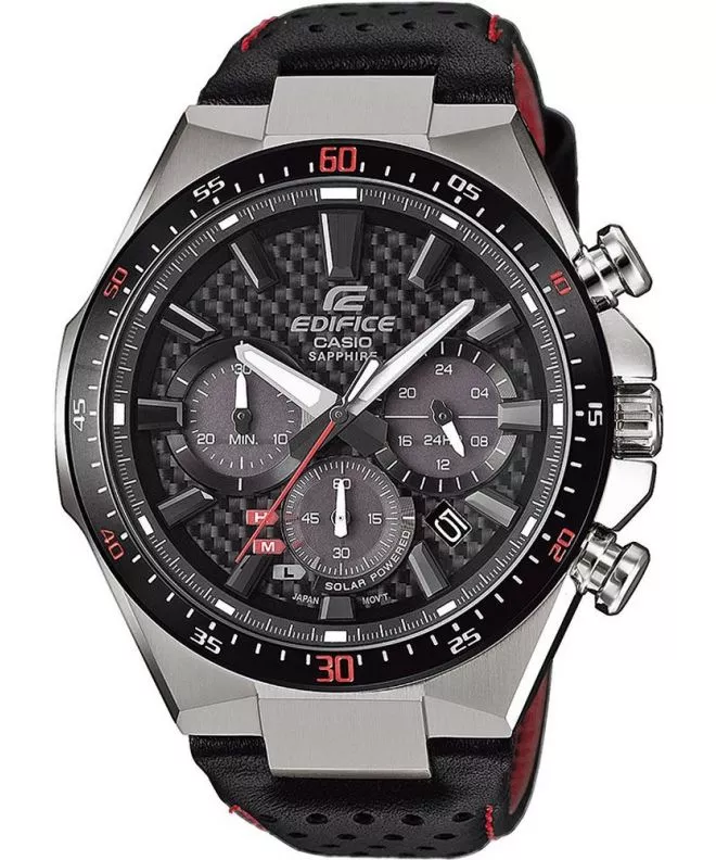 Pánské hodinky Edifice Casio Carbon Dial Sapphire Solar EFS-S520CBL-1AUEF EFS-S520CBL-1AUEF