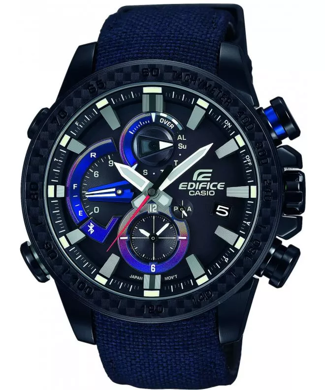Pánské hodinky Edifice Casio Toro Rosso Limited Edition Solar Smartphone Link Bluetooth EQB-800TR-1AER EQB-800TR-1AER