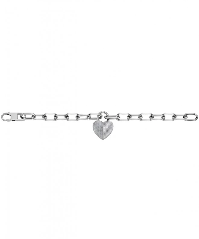 Náramek Fossil Harlow Linear Texture Heart JF04659040