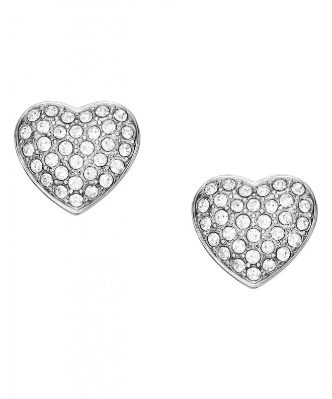 Náušnice Fossil Sadie Glitz Heart JF04676040