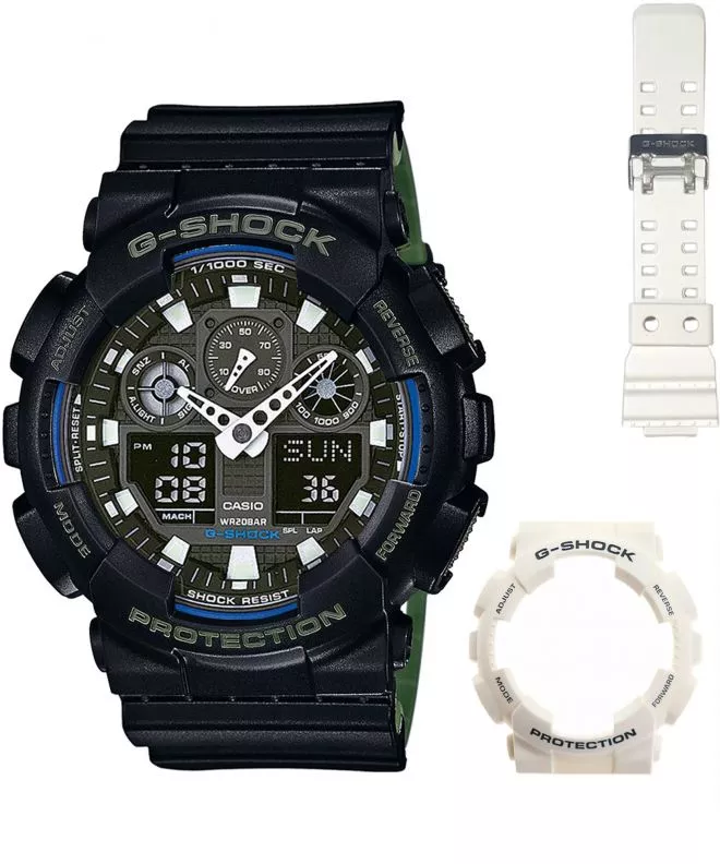 Hodinky pánské Casio G-Shock GA-100 Original Set GA-100B-Set076