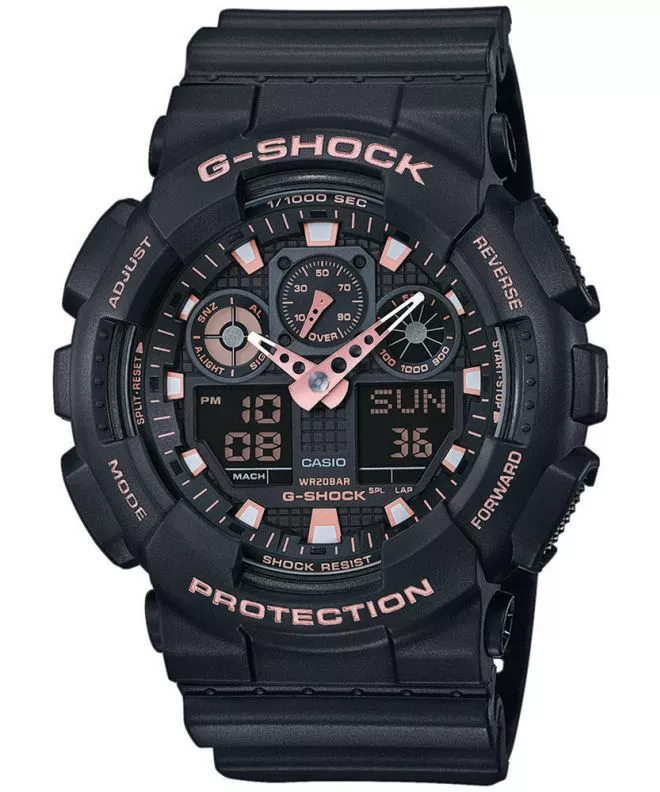 Pánské hodinky G-SHOCK Casio Black and Gold GA-100GBX-1A4ER GA-100GBX-1A4ER