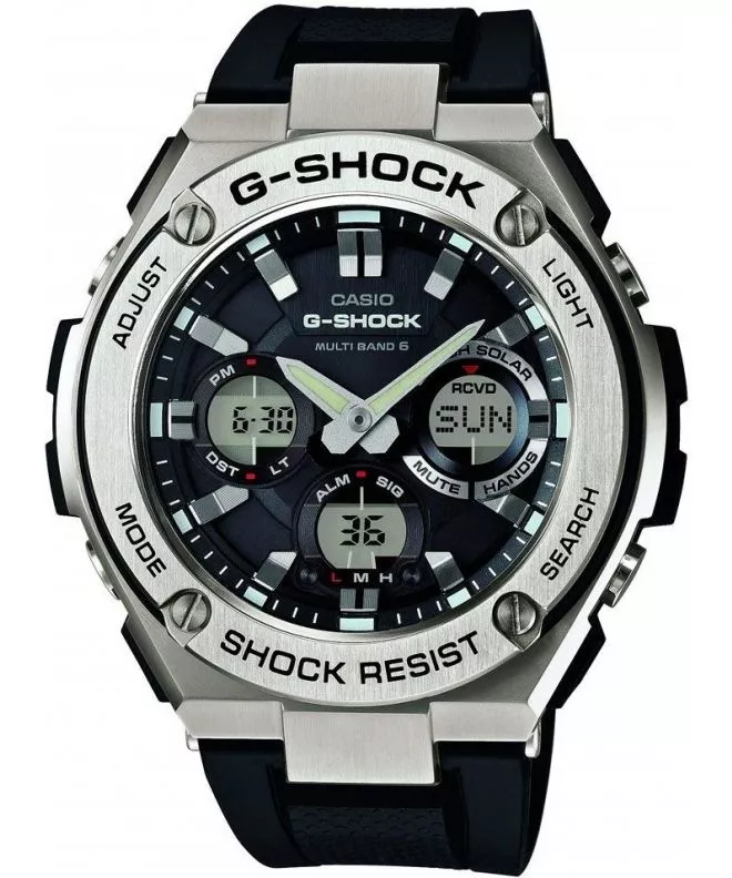 Pánské hodinky G-SHOCK Casio G-Steel Solar Waveceptor GST-W110-1AER GST-W110-1AER