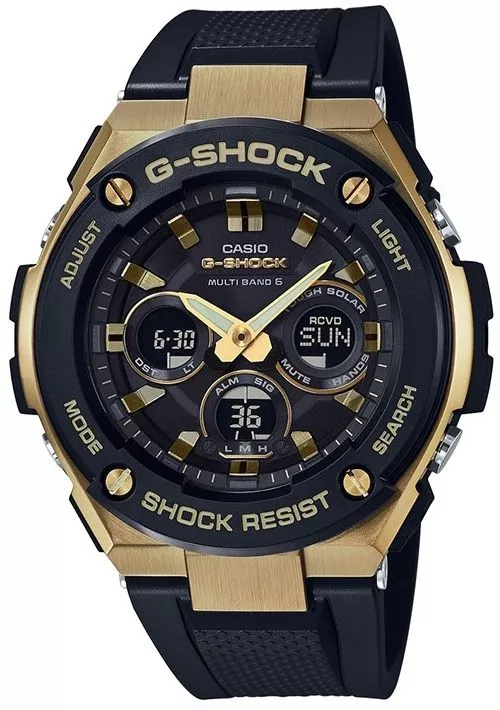 Hodinky pánské G-SHOCK Casio G-Steel Solar Waveceptor GST-W300G-1A9ER