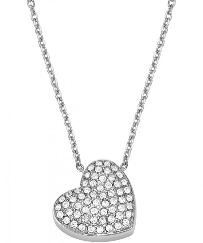 Náhrdelník Fossil Sadie Glitz Heart JF04674040