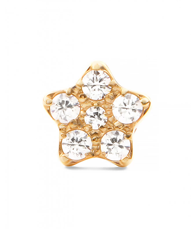 Náušnice Daniel Wellington Crystal Star Stud Gold DW00400864