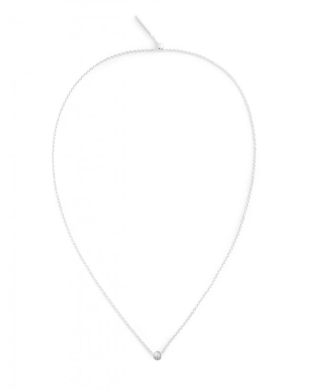 Přívěšek Daniel Wellington Pavé Orb White Crystal Charm Silver DW00401050