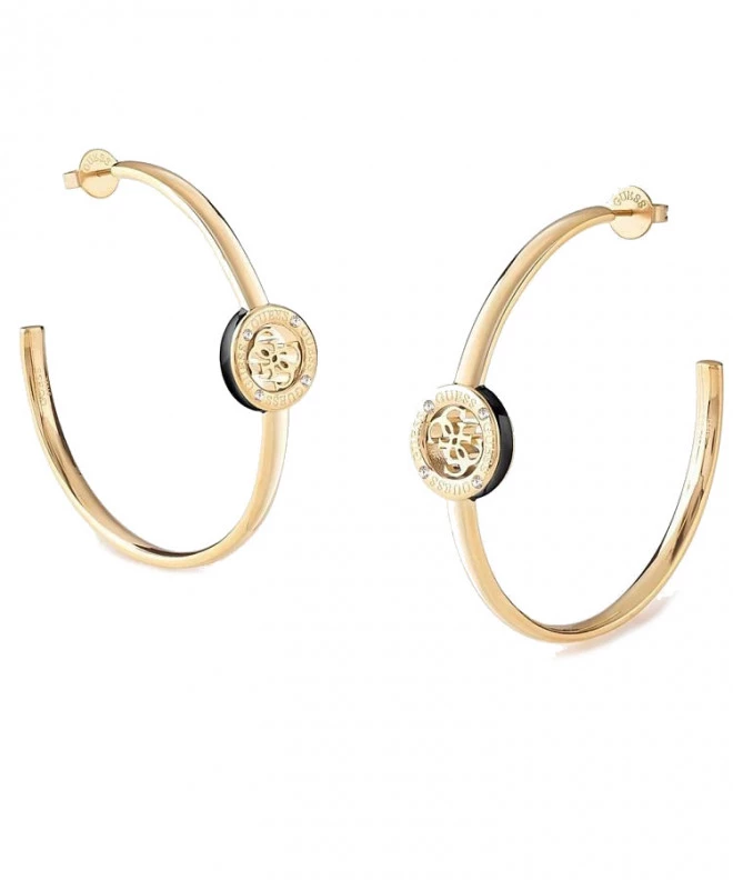 Dámské náušnice Guess 4G Loop					 JUBE02284JWYGBKT-U