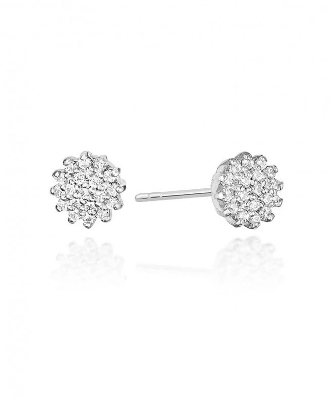 Náušnice Bonore - Bílé Zlato 585 - Diamant 128794