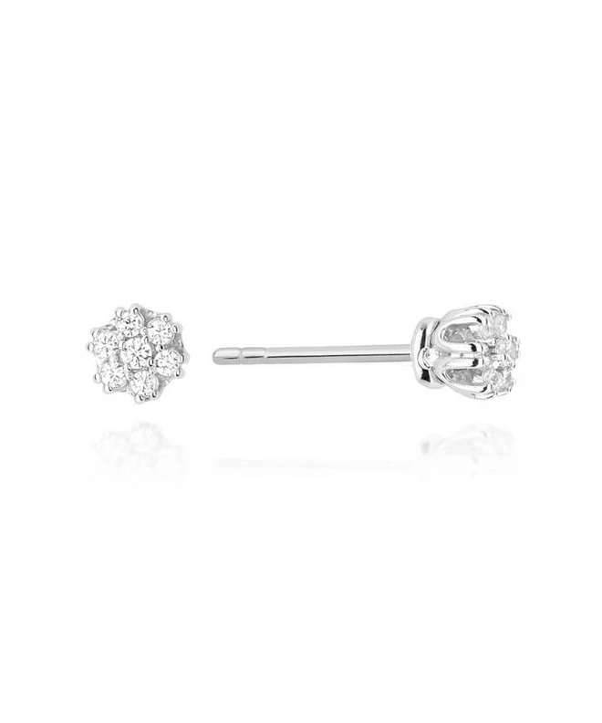 Náušnice Bonore - Bílé Zlato 585 - Diamant 128732