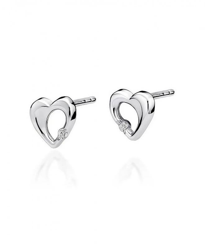 Náušnice Bonore - Bílé Zlato 585 - Diamant 0,0086 ct 128728
