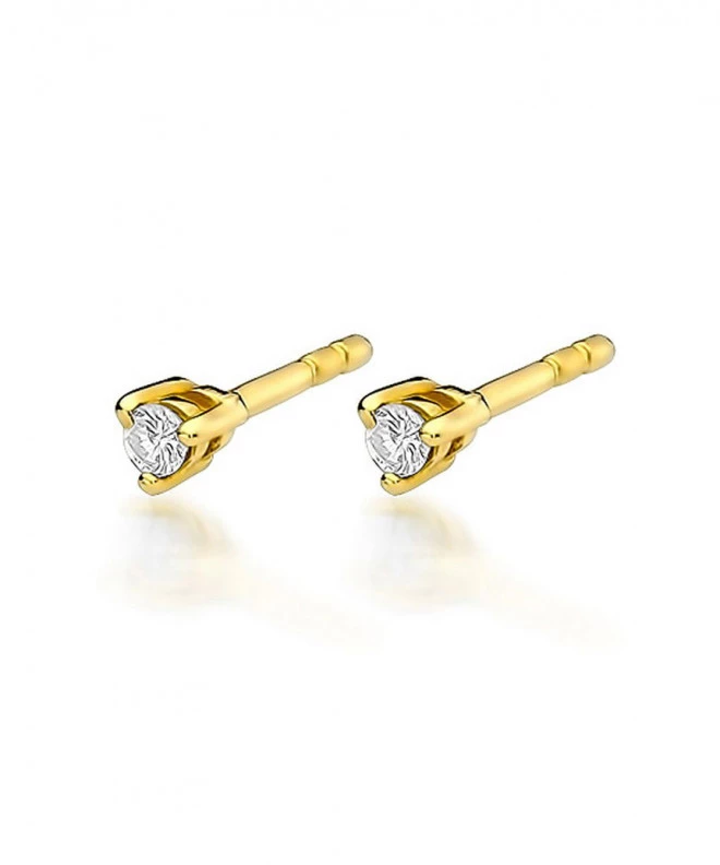 Náušnice Bonore - Zlato 585 - Diamant 0,04 ct 128629