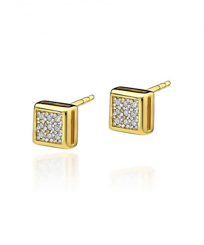 Náušnice Bonore - Zlato 585 - Diamant 0,15 ct 128630