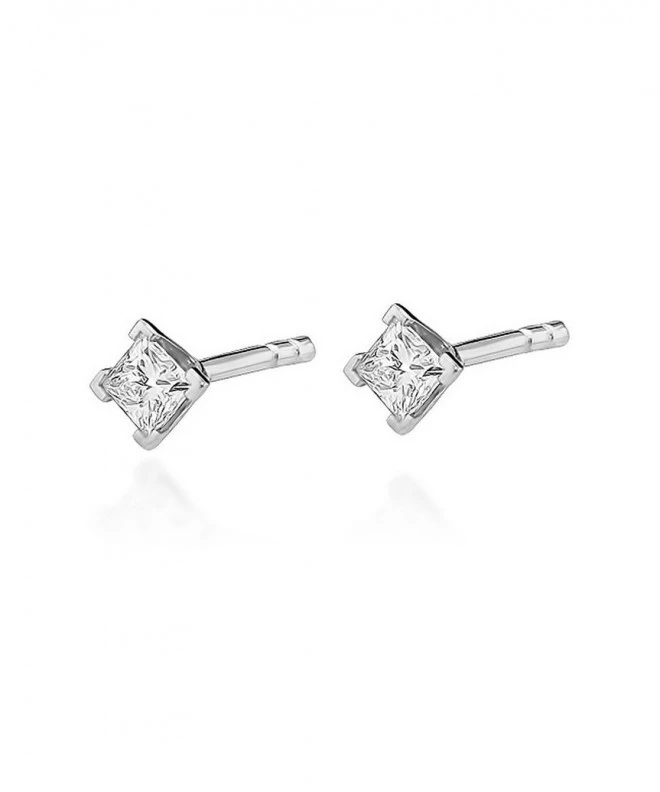 Náušnice Bonore - Bílé Zlato 585 - Diamant 0,15 ct 128745