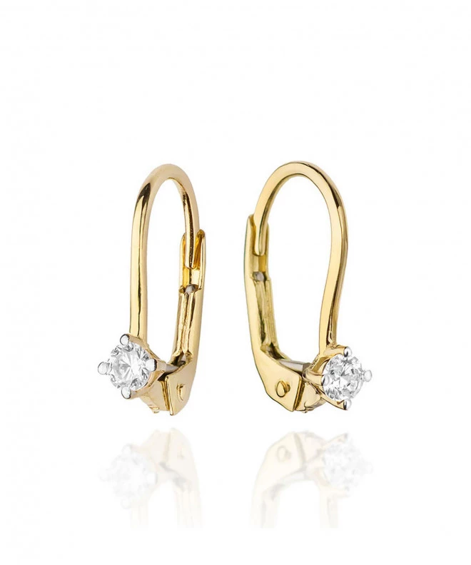 Náušnice Bonore - Zlato 585 - Diamant 0,07 ct 128648