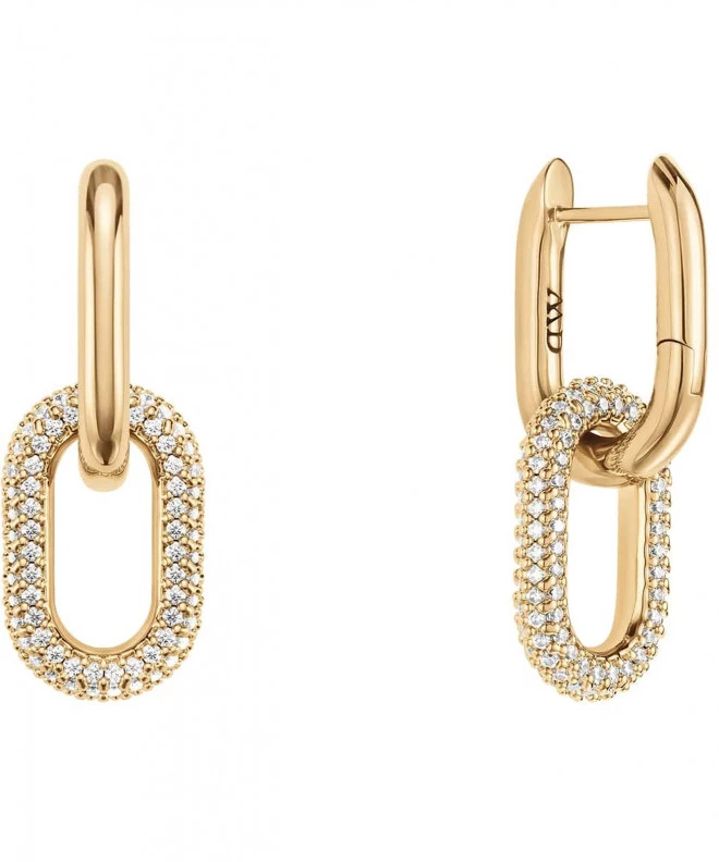 Náušnice Daniel Wellington Crystal Link Gold DW00400594