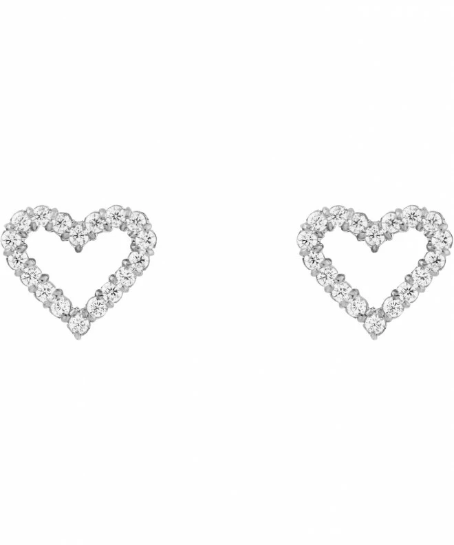 Náušnice Daniel Wellington Mirelle Heart Silver DW00401610