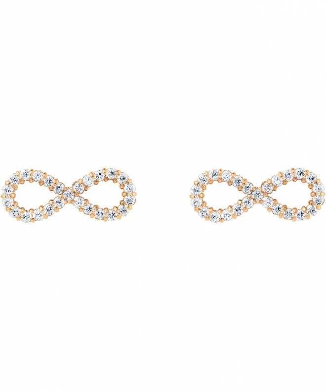 Náušnice Daniel Wellington Mirelle Infinity Rose Gold DW00401615