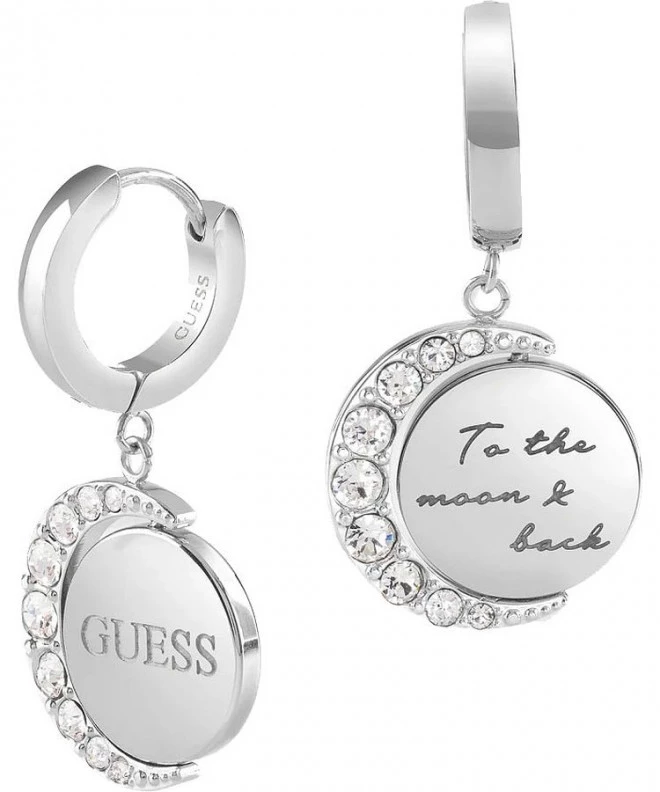 Náušnice Guess Moon Phases JUBE01192JWRHT/U