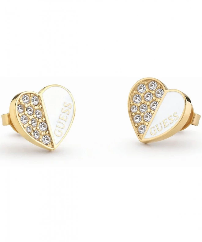 Náušnice Guess Lovely Guess JUBE03048JWYGWHT/U
