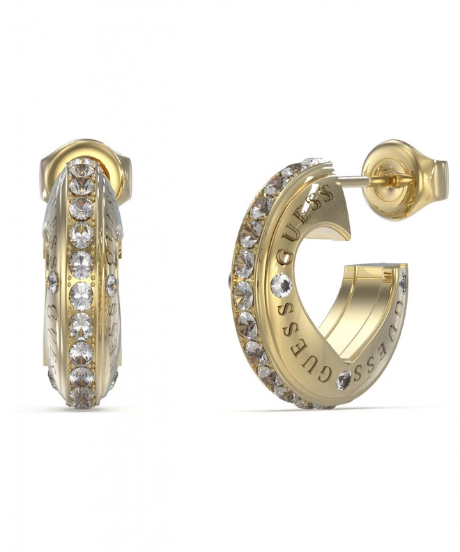 Náušnice Guess Rolling Hearts JUBE03347JWYGT-U