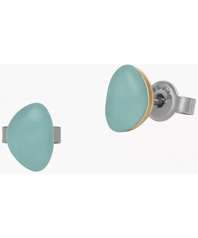 Náušnice Skagen Sea Glass Mint Green Stud SKJ1805710