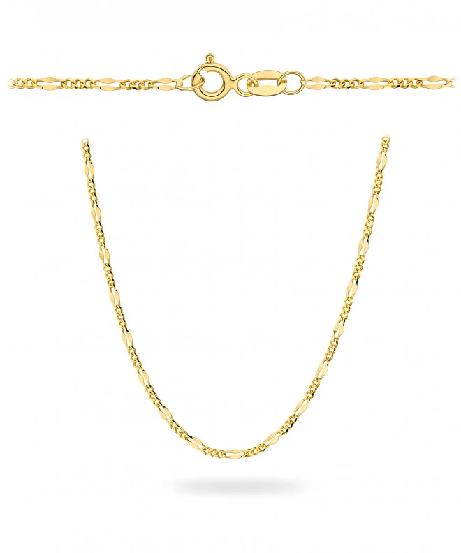 Řetěz Bonore Délka 50 cm, Šířka 1 mm - Zlato 585 - Typ Figaro, Gucci 147597